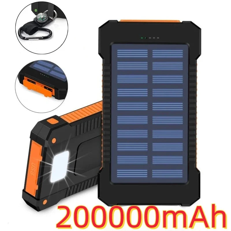 200000mAh Solar Power Bank