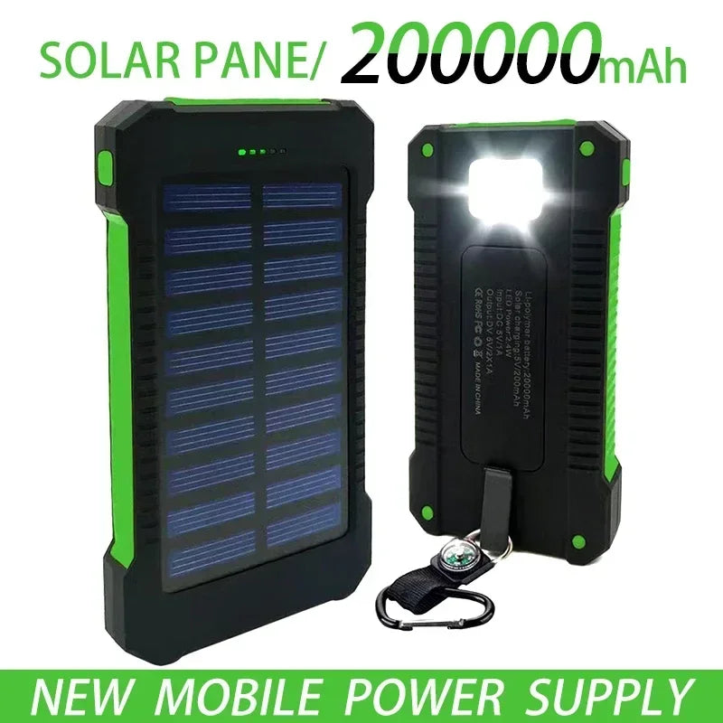 200000mAh Solar Power Bank